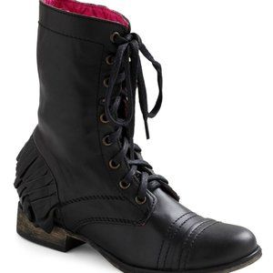 Betsey Johnson Llola Combat Boots